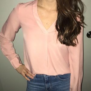 Sleek J Crew V Neck with Detail on Neckline